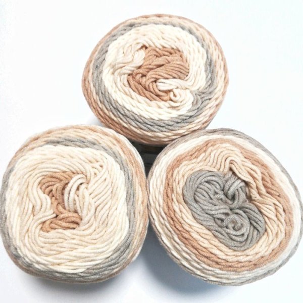 画像1: long pitch yarn 100g（woody) (1)
