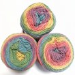 画像1: long pitch yarn 100g（rainbow) (1)