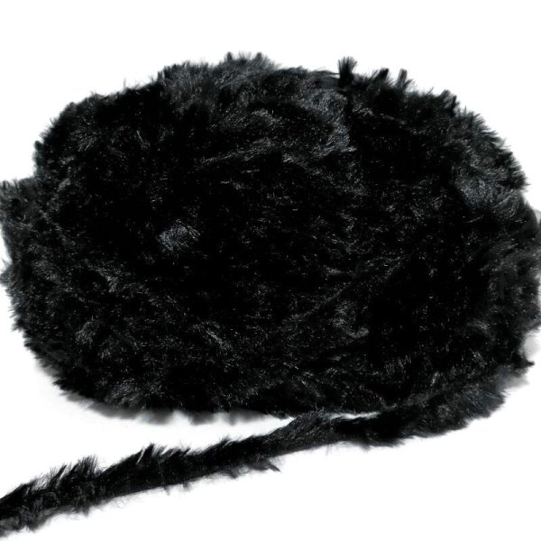 画像1: MINK touch fur(black)  100g (1)