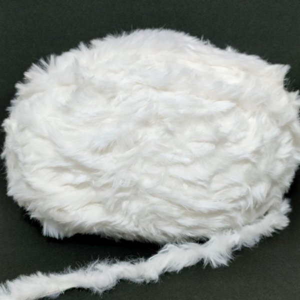 画像1: MINK touch fur(white)  100g (1)