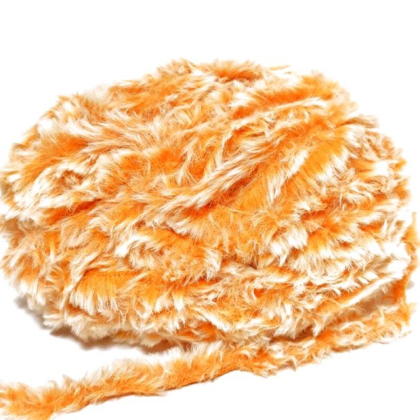 画像1: MINK touch fur(orange)  100g (1)