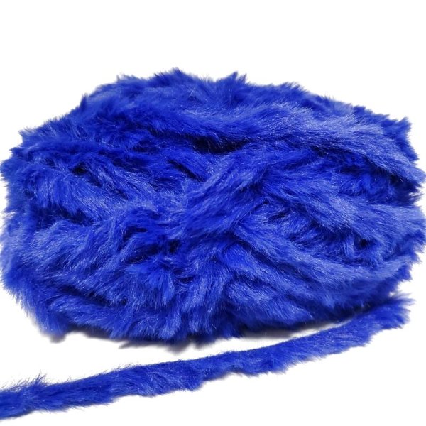 画像1: vivid color fur (blue）50g (1)