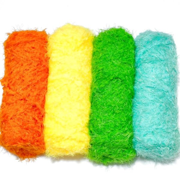 画像1: fluffy twist yarn 100g (1)