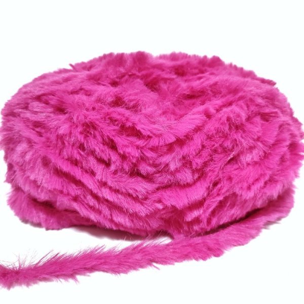 画像1: vivid color fur (pink）50g (1)