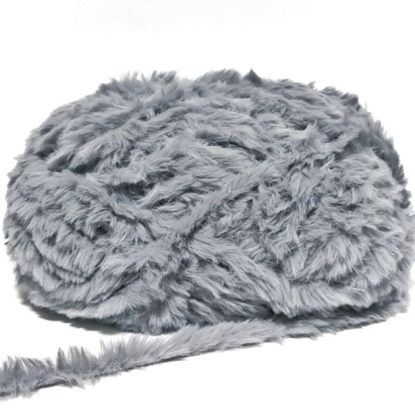 画像1: MINK touch fur(gray)  100g (1)