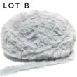 画像2: MINK touch fur(light gray-B)  100g (2)
