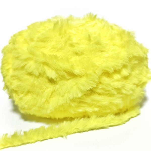 画像1: MINK touch fur(yellow)  100g (1)