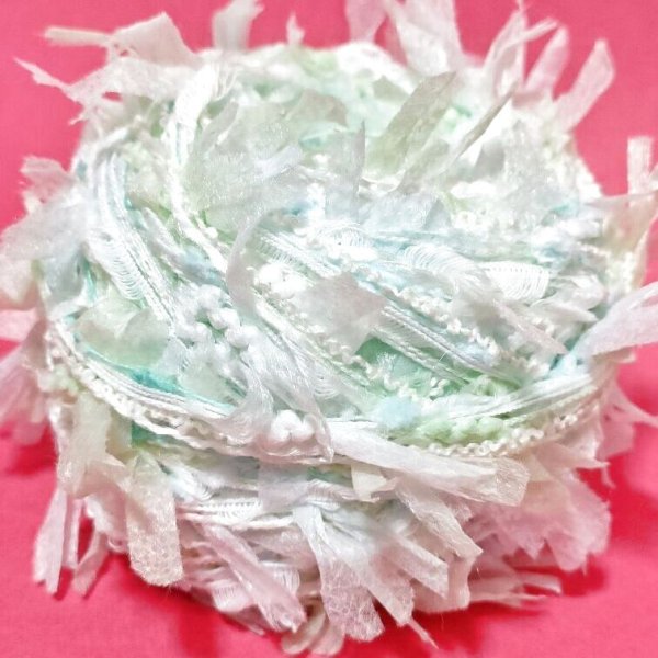 画像1: ice green mix Petal Ribbon (1)